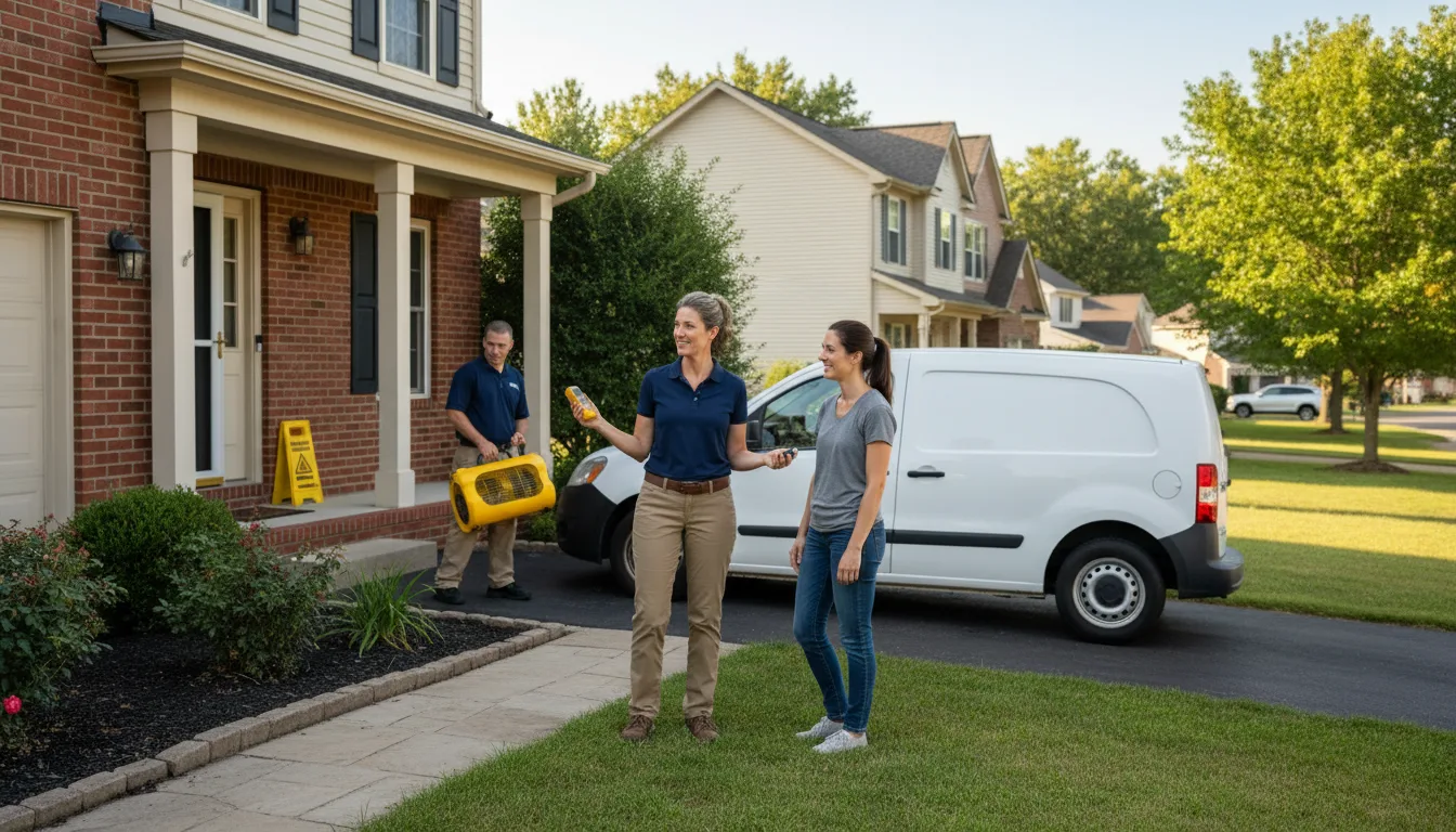 Water restoration image for Water Damage & Restoration Services in Dalton, MO